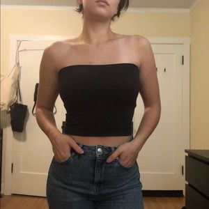 UO BLACK TUBE TOP